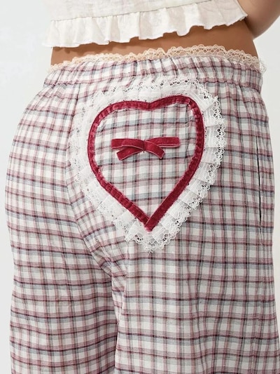 Hiccup Pajama Pants in Red / Black / White, Item view