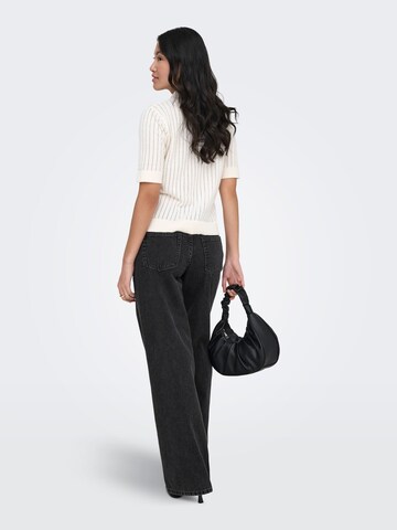 Wide Leg Jean 'ONLEzra' ONLY en noir