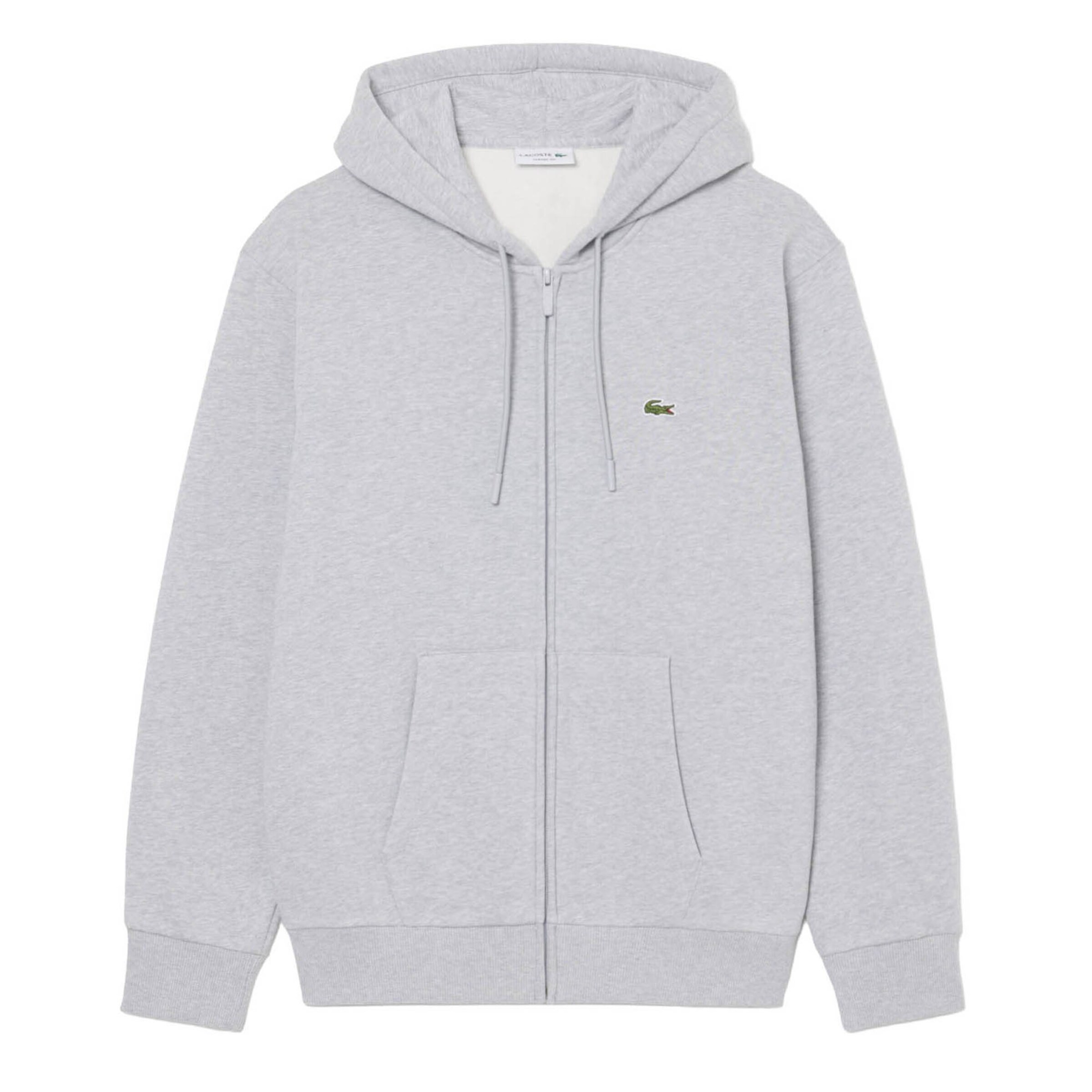 Veste de survêtement LACOSTE en gris : devant