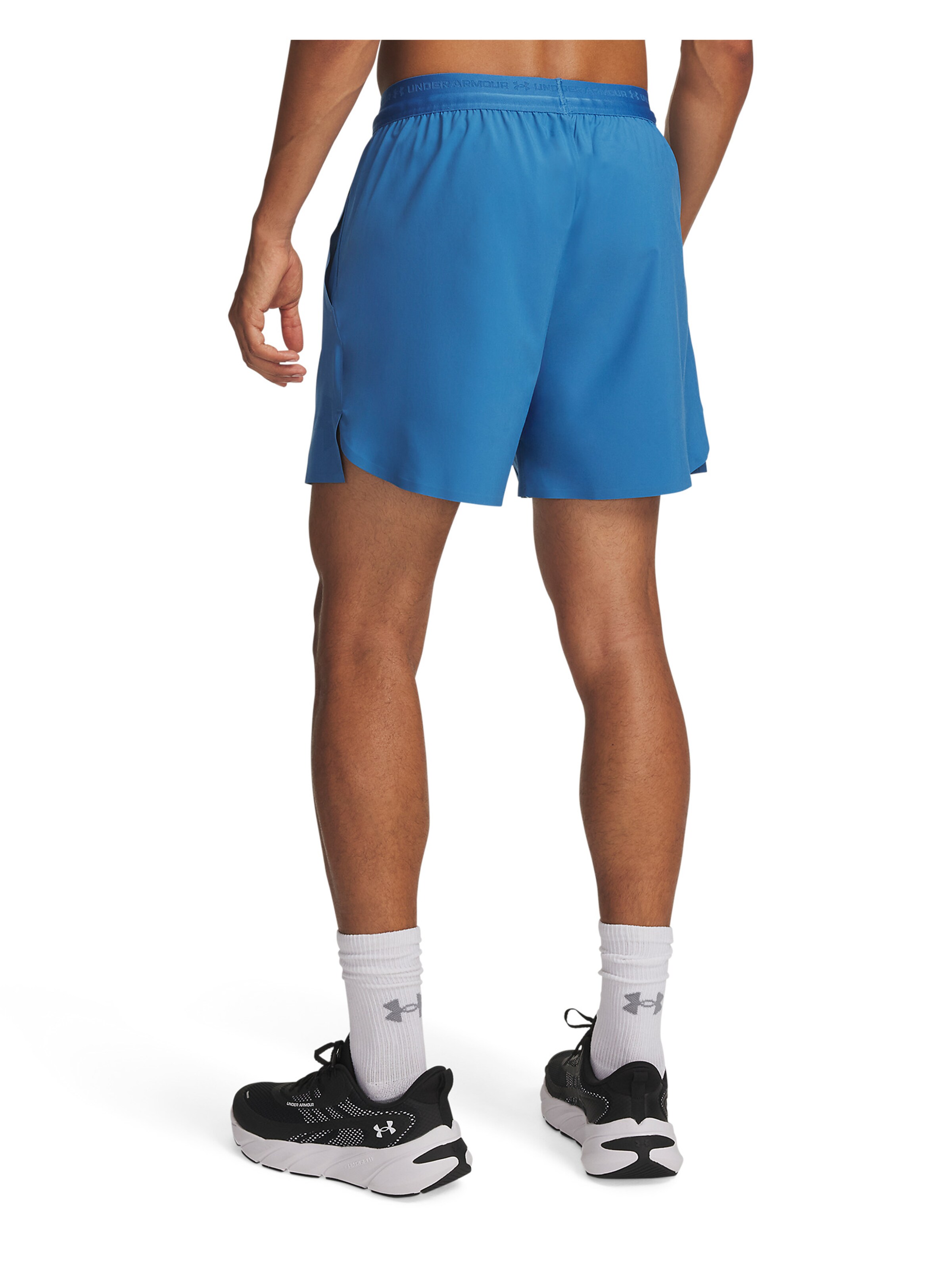 UNDER ARMOUR Regular Sportbroek 'Elite' in Blauw