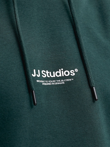 Bluză de molton 'JJESoho' de la JACK & JONES pe verde