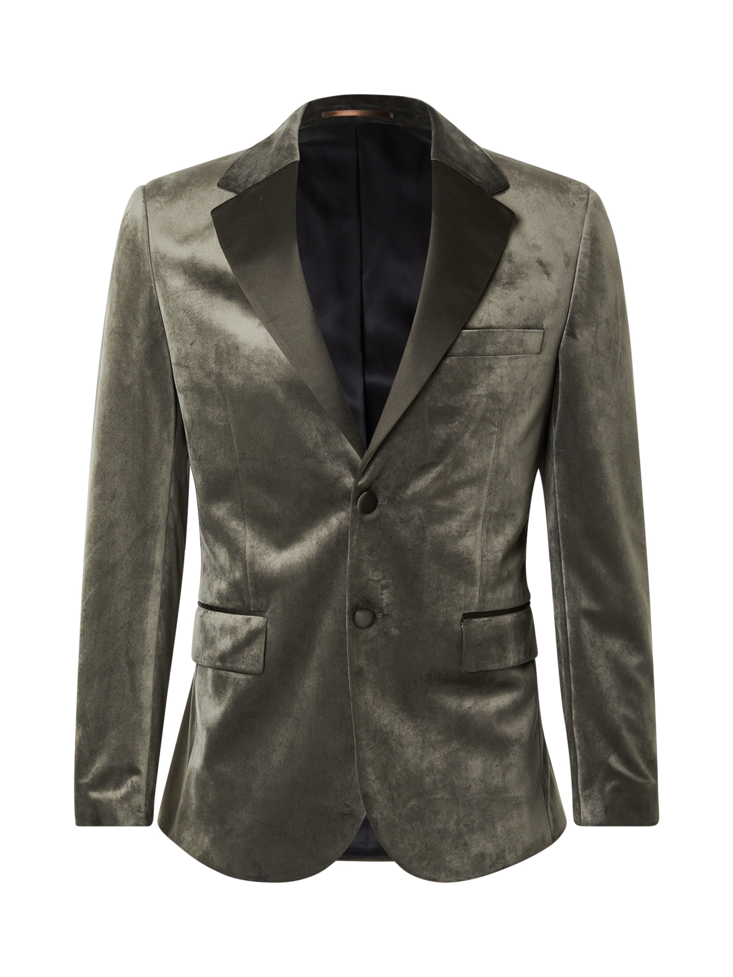 Coupe regular Veste de costume Jack & Jones Premium en vert : devant