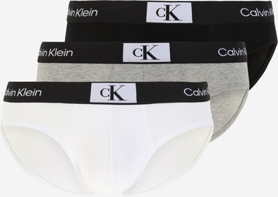 Calvin Klein Underwear Trosa i gråmelerad / svart / vit, Produktvy
