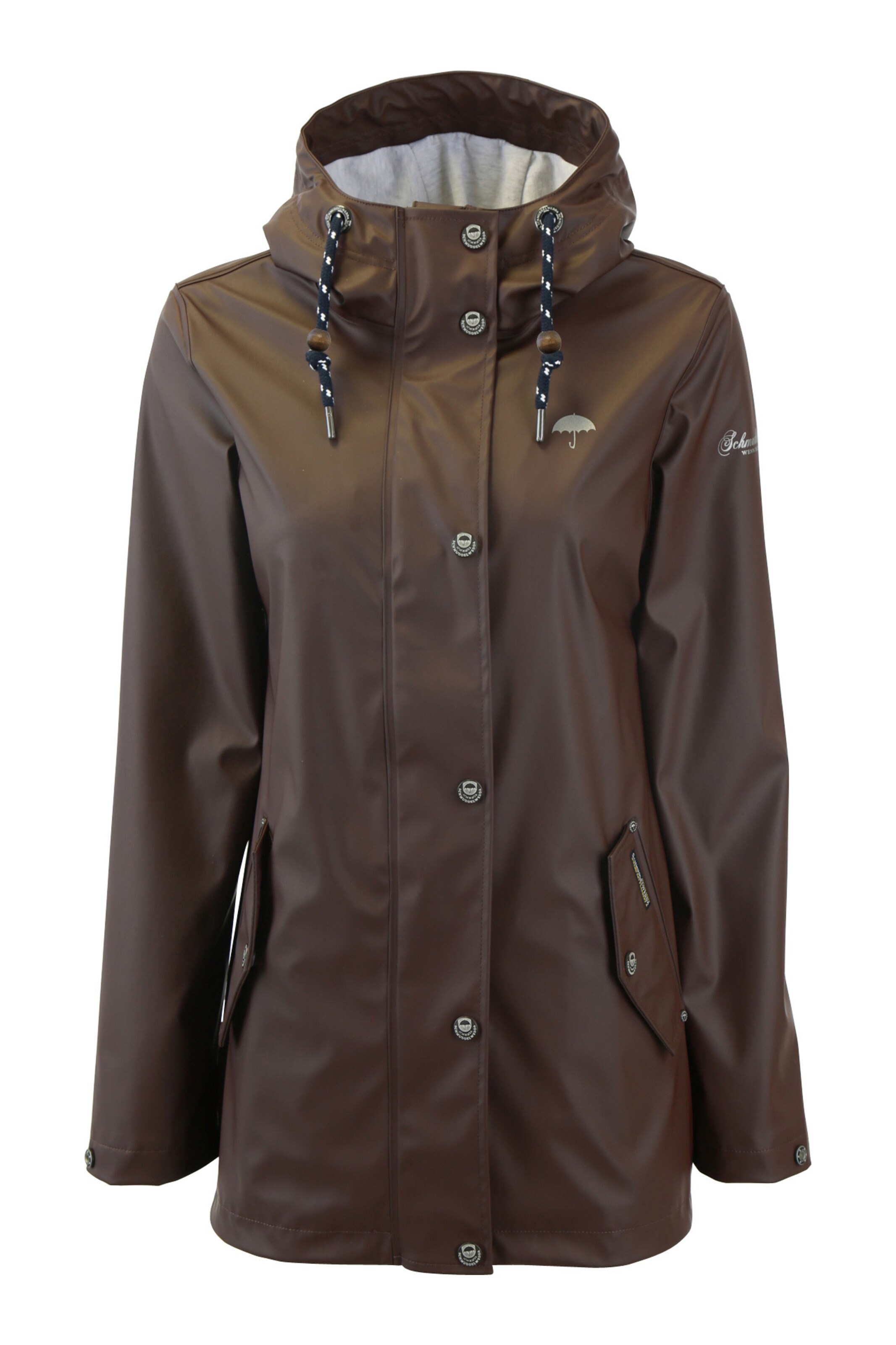 Schmuddelwedda Функционално яке в кафяво: отпред