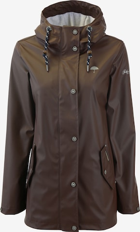 Schmuddelwedda Weatherproof jacket in Brown: front