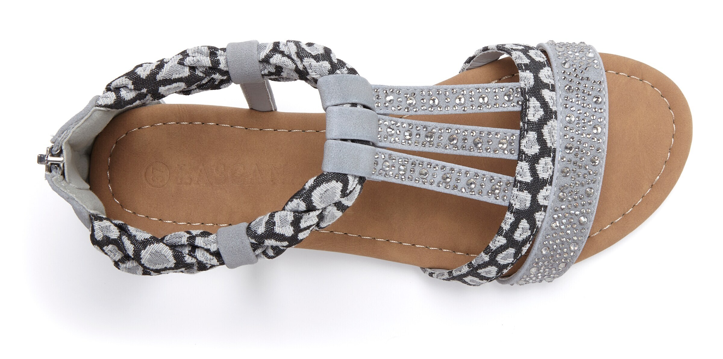LASCANA Sandals in Grey