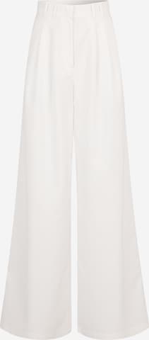 GUIDO MARIA KRETSCHMER FOR BRIDGERTON Bukser med lægfolder 'Kate' i hvid: forside