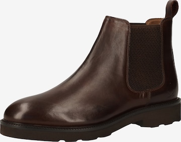 SANSIBAR Chelsea Boots in Braun: predná strana