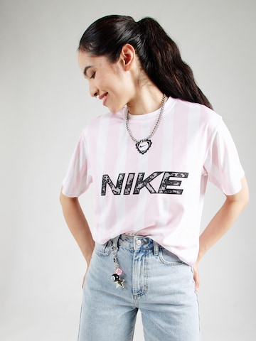 Tricou de la Nike Sportswear pe roz: față