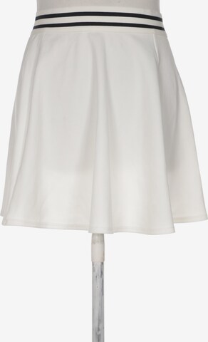 Bershka Skirt in S in White: front