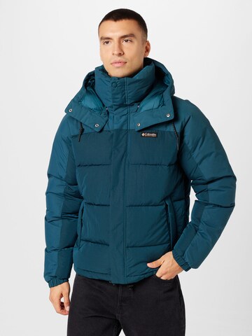 COLUMBIA - Casaco outdoor 'Snowqualmie' em azul: frente