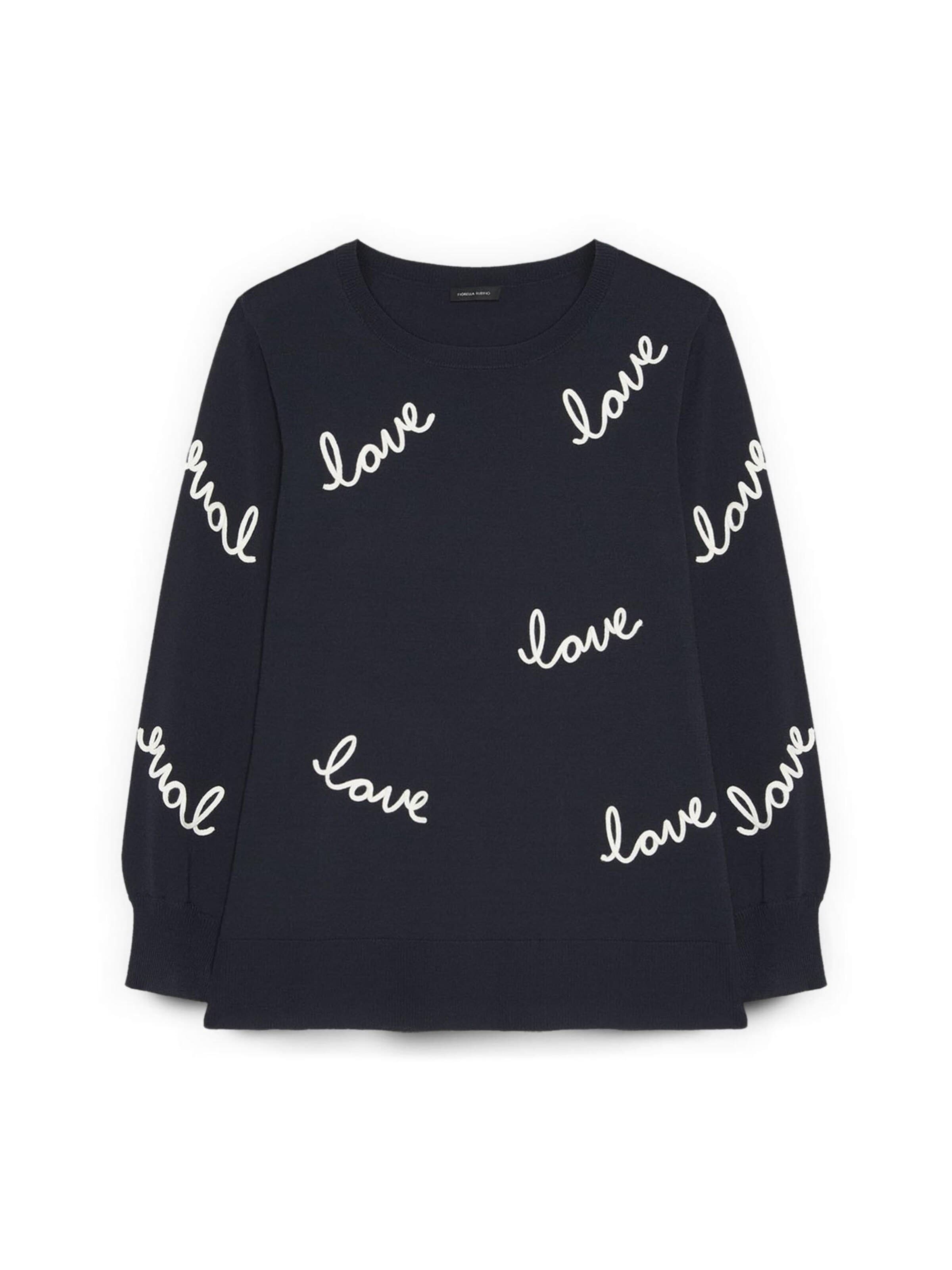 Pull-over Fiorella Rubino en bleu : devant