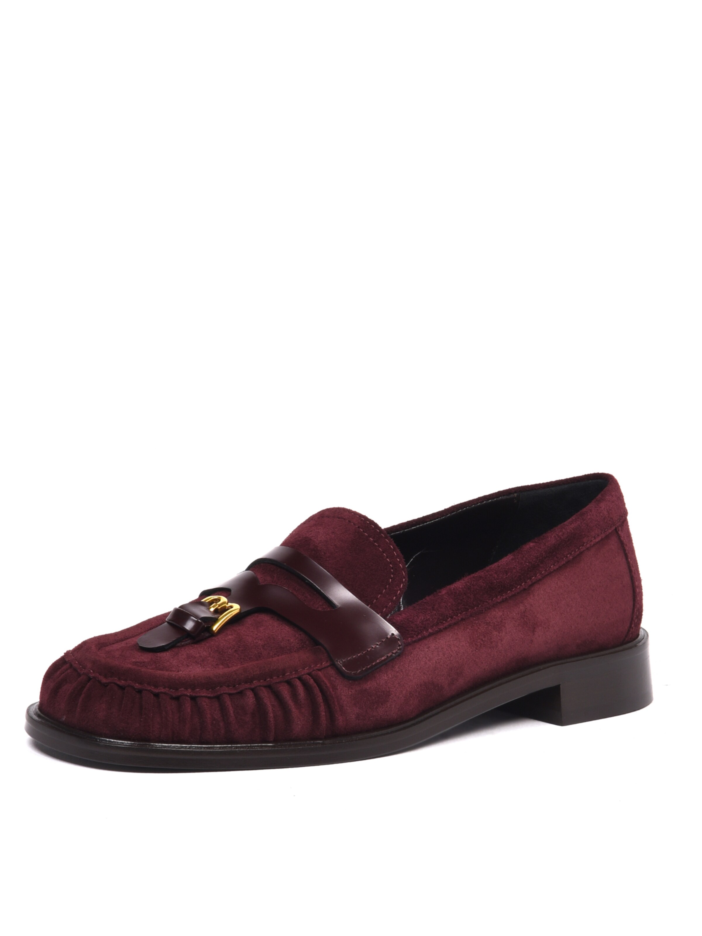 BALDININI Mocassins in Rood: voorkant
