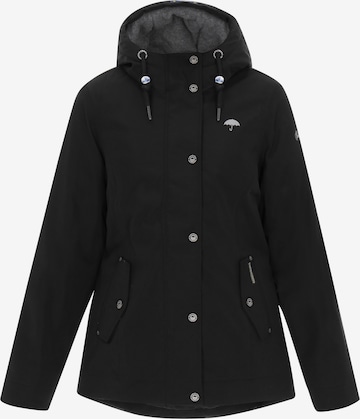 Schmuddelwedda Toiminnallinen takki värissä musta: etupuoli