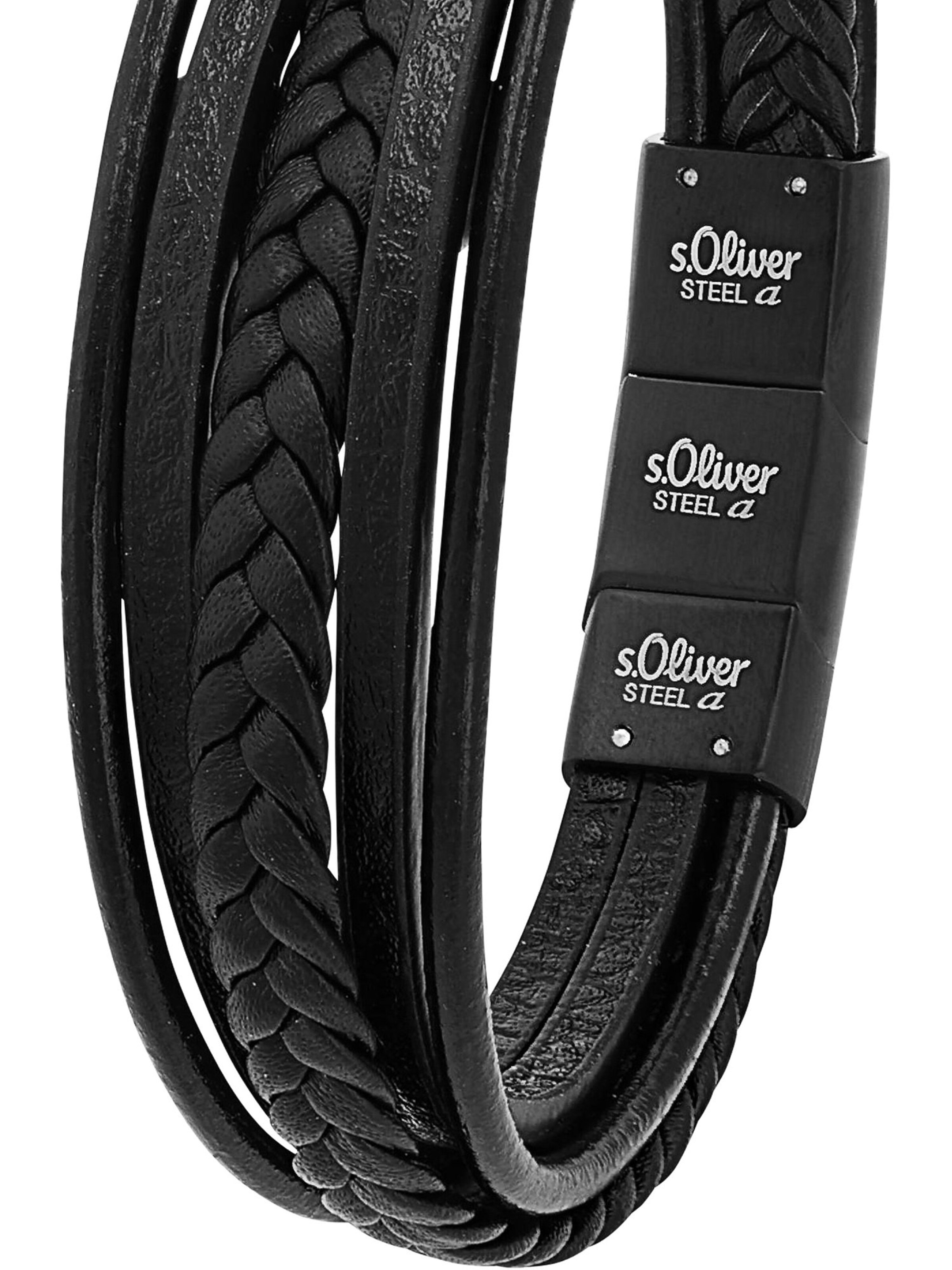 s.Oliver Armband in Schwarz