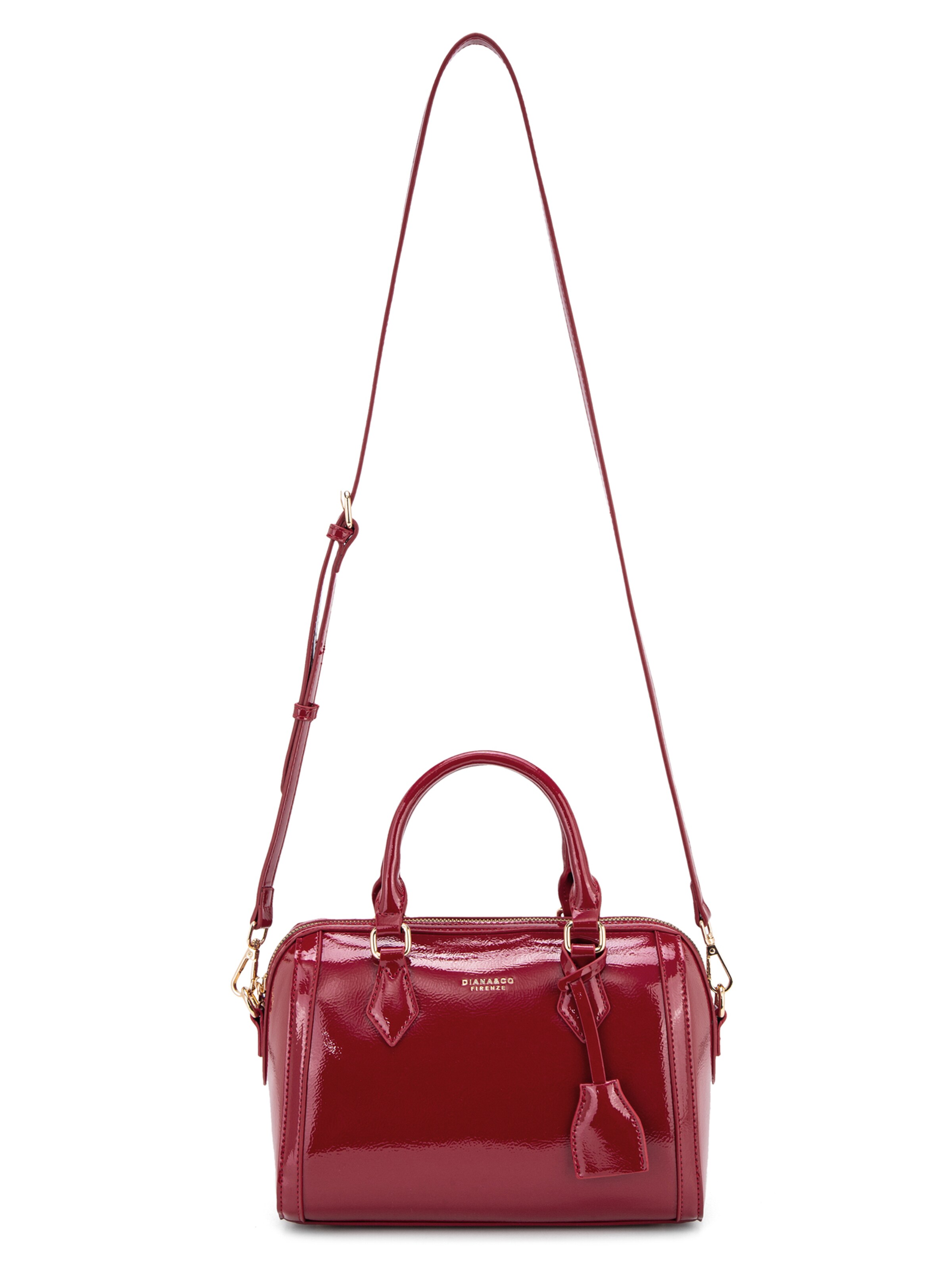 Borsa a tracolla 'Borsa Bauletto Ardena Lux Vegan Leather - , , Blu' di Diana&Co. in rosso