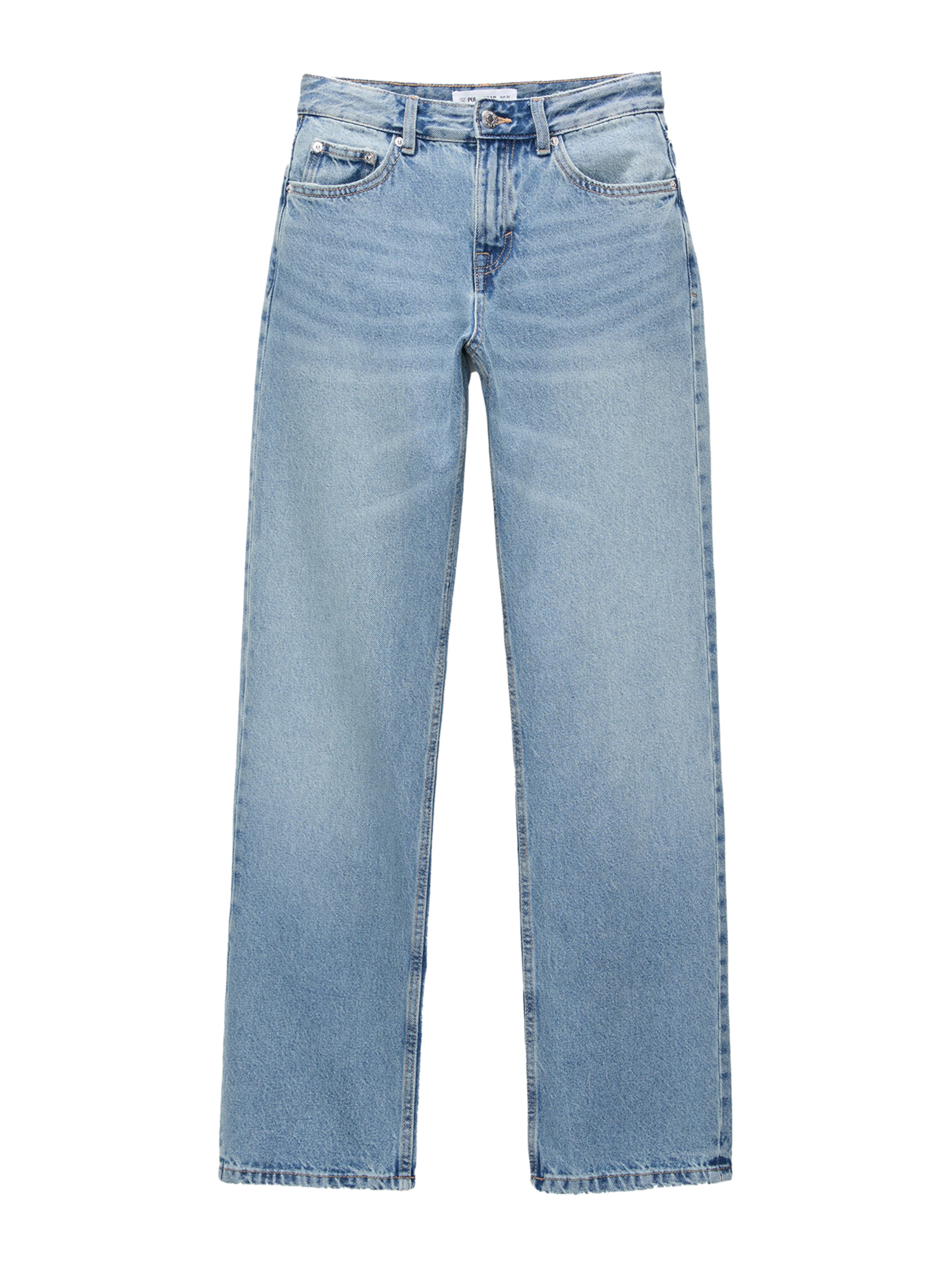 Pull&Bear Voľný strih Džínsy - Modrá: predná strana