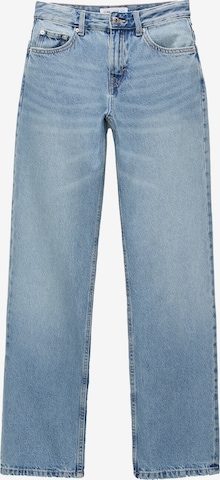 Pull&Bear Loose fit Jeans in Blue: front