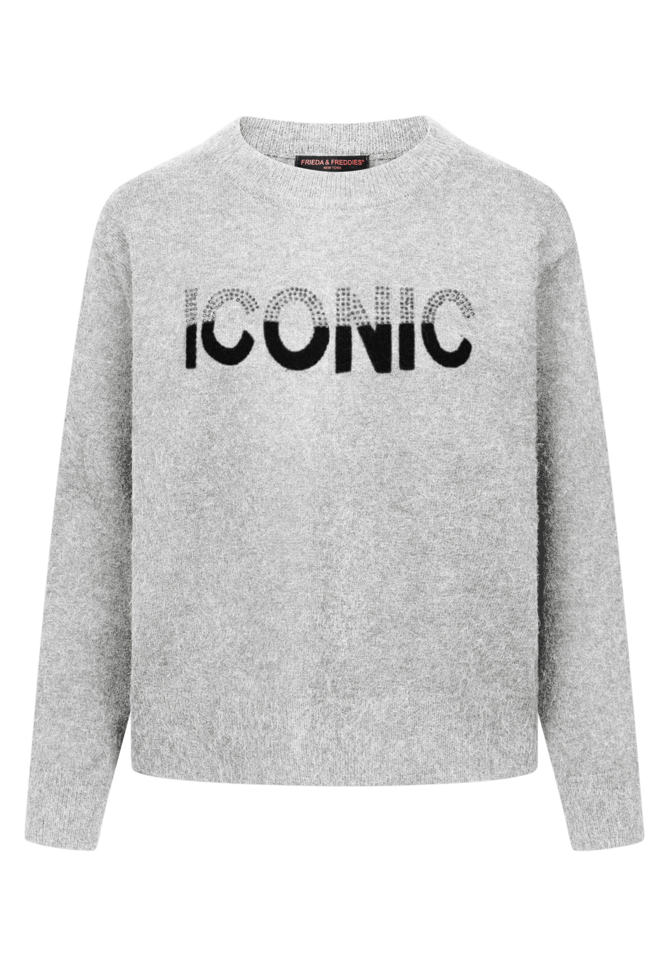 Frieda & Freddies NY Pullover in Grau: Vorderseite