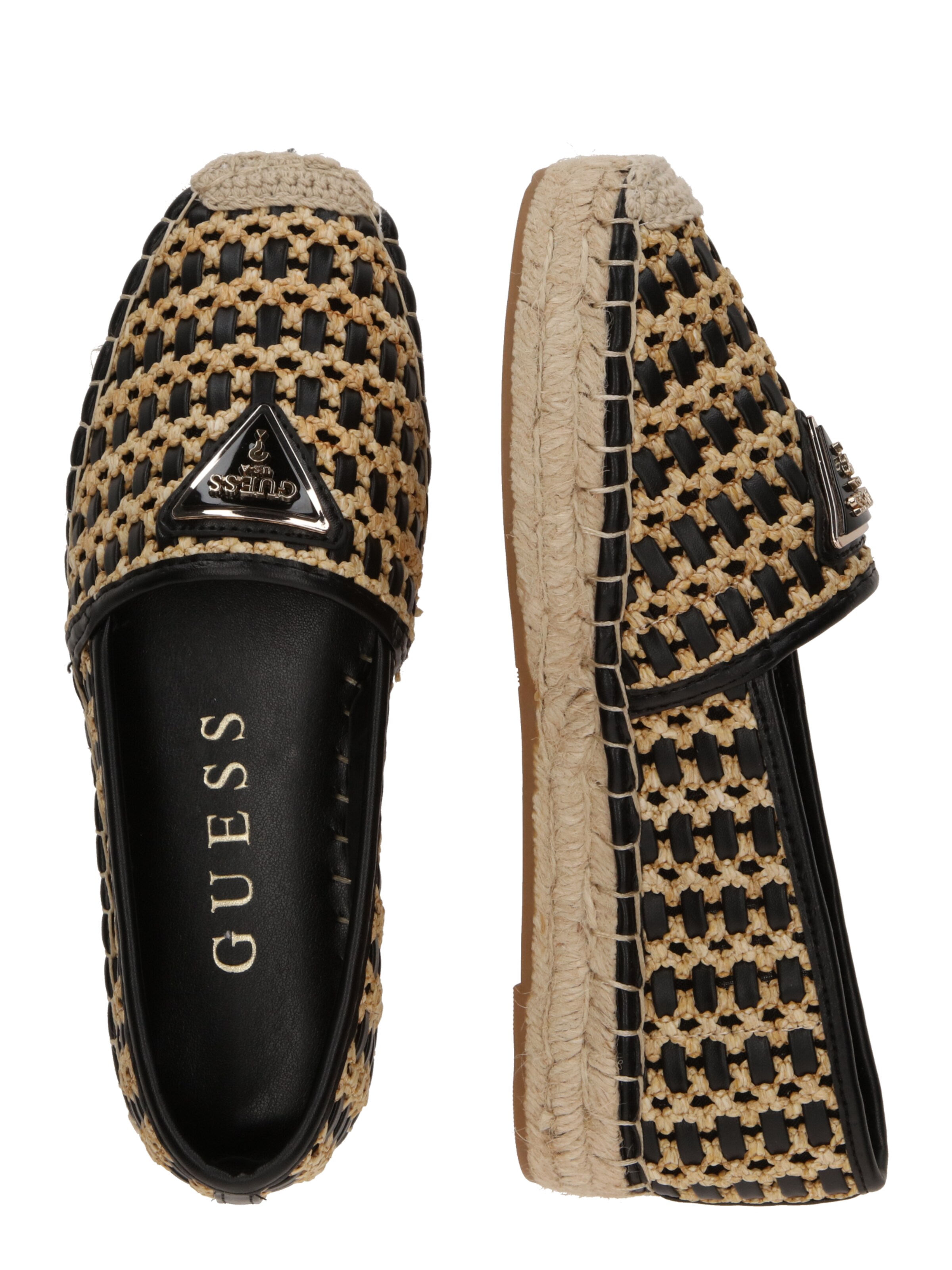 GUESS Espadrilles 'JOLANDON' in Black