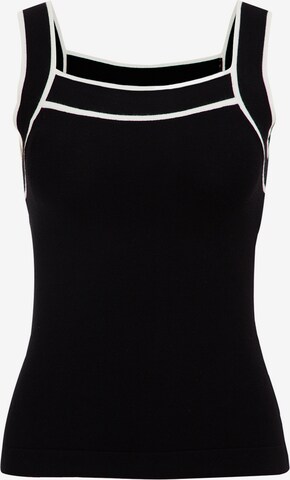 WE Fashion Top in Black: front