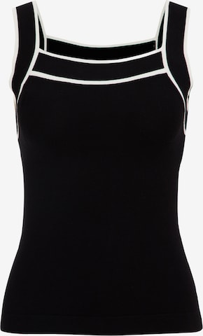 WE Fashion Top in Black: front