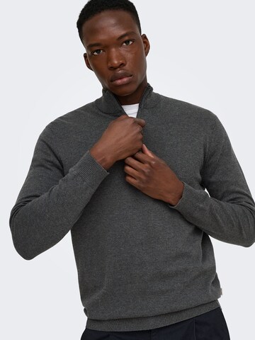 Pullover 'ONSLoui' di Only & Sons in grigio