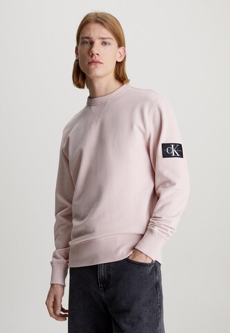 Calvin Klein Jeans Sweatshirt in Pink: front
