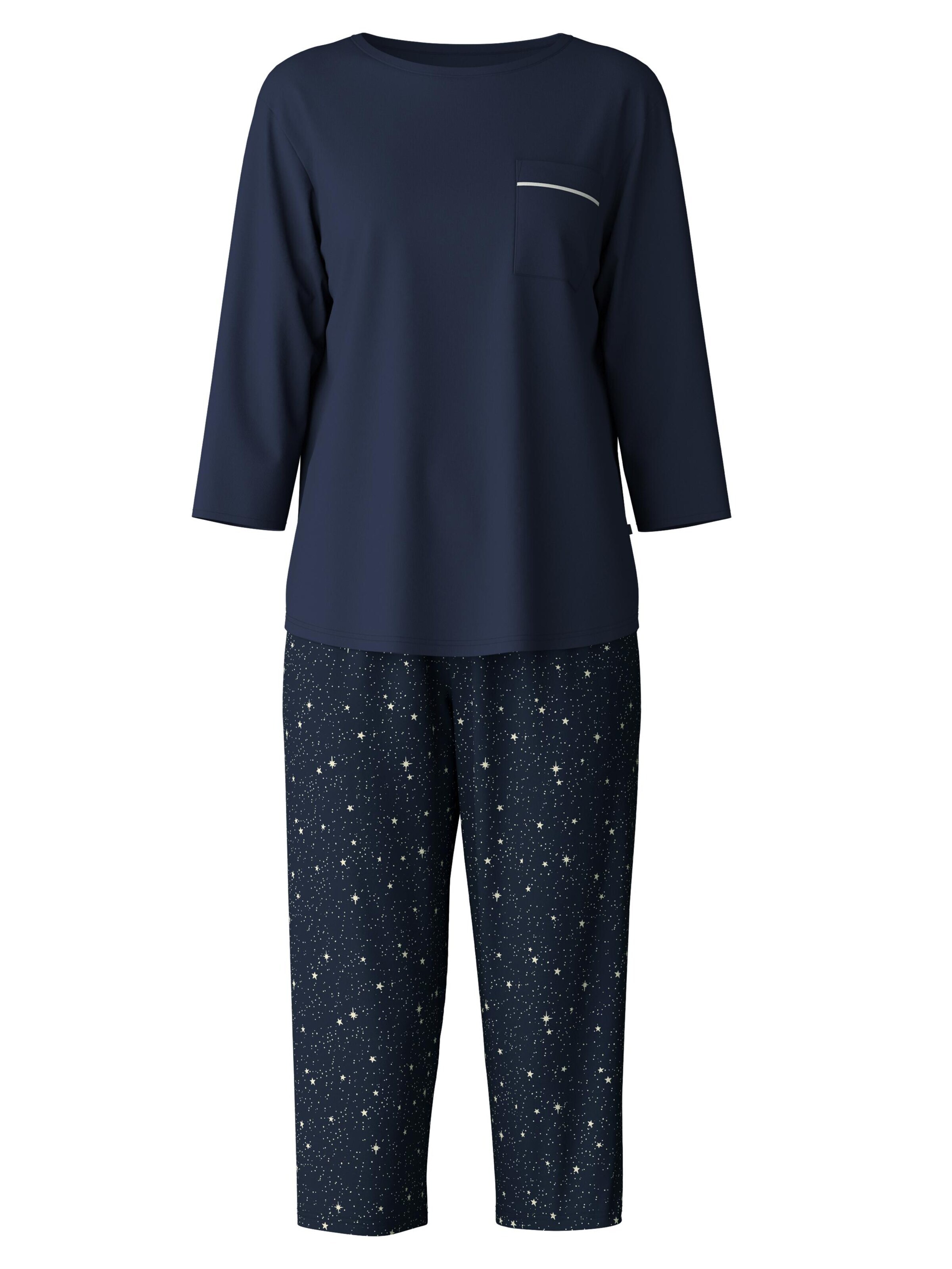 CALIDA Pyjama 'Sweet Dreams'‌‌ in Blau: Vorderseite