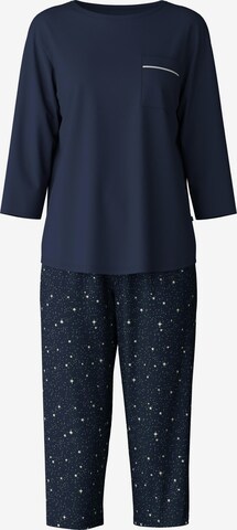 CALIDA Pyjama 'Sweet Dreams' in Blau: Vorderseite