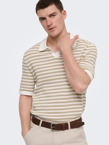 Pullover 'ONSSerge' di Only & Sons in beige