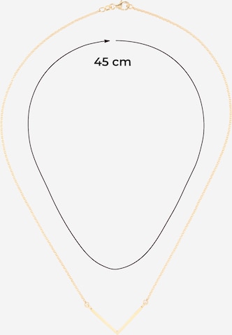 ELLI Verižica 'Dreieck, Geo' | zlata barva