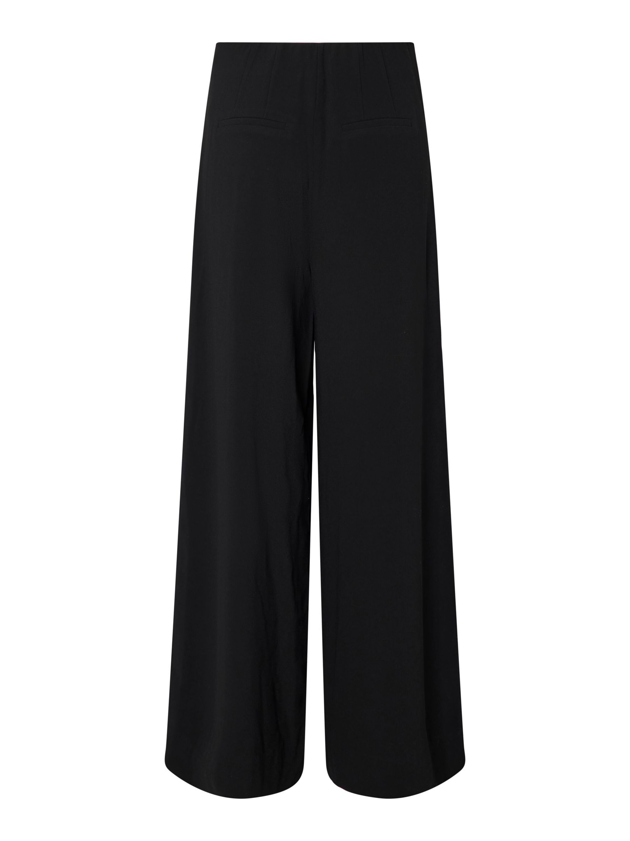 YAS - Pierna ancha Pantalón 'YASMali' en negro