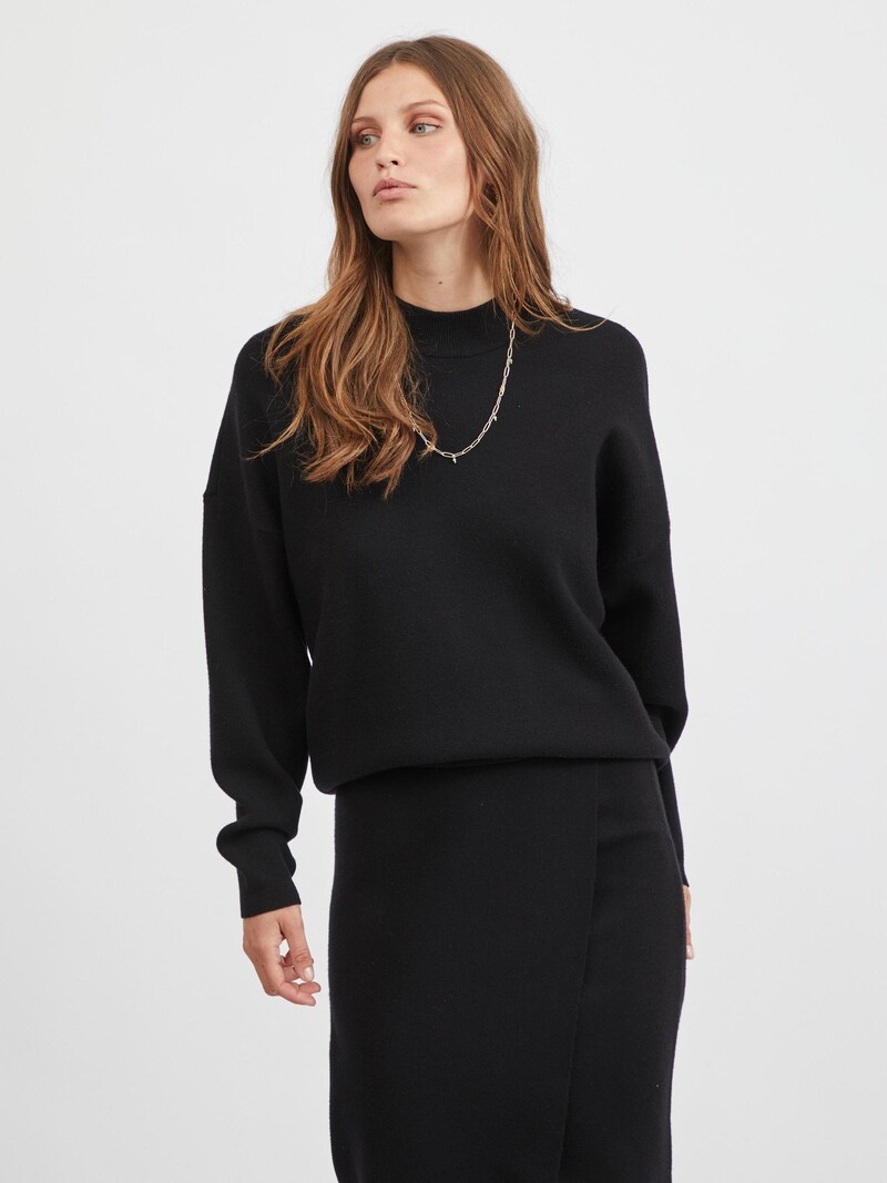 Women Clothing VILA Basic sweaters Black