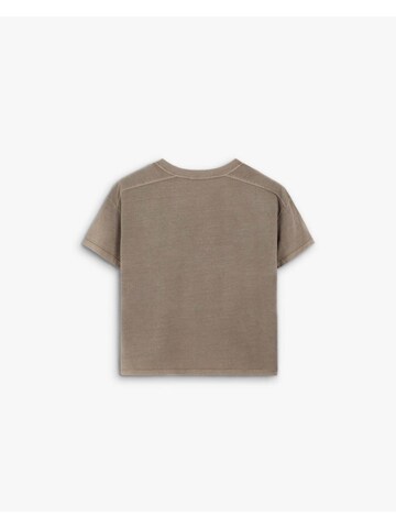 Scalpers Koszulka ' Skullv' w kolorze brązowy