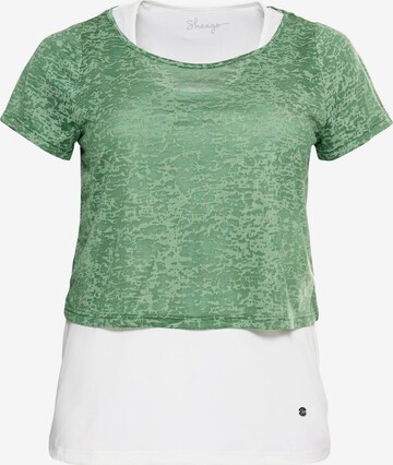 SHEEGO Performance Shirt in Green: front