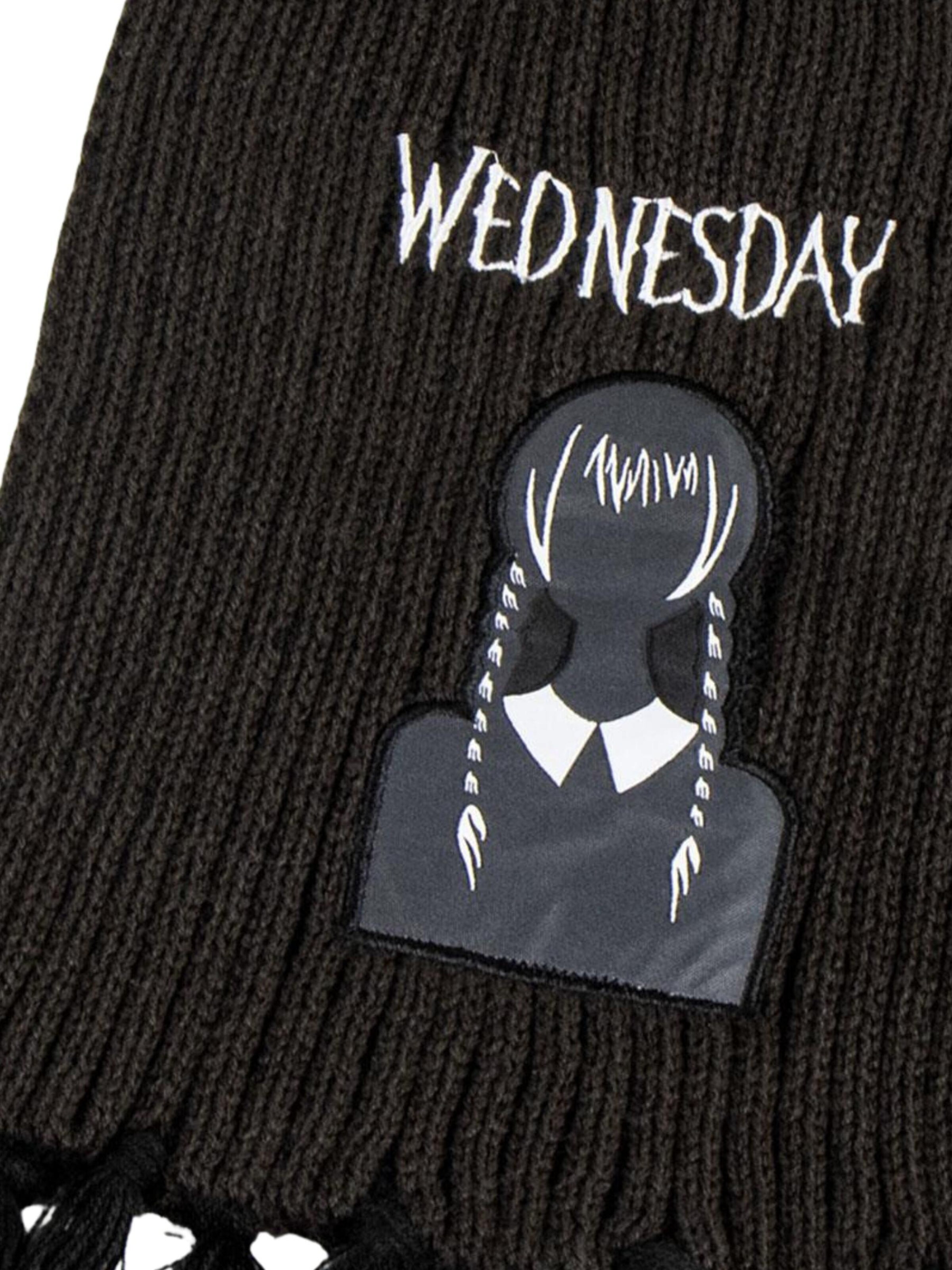 Set 'Wednesday Schal Set' DISNEY en noir