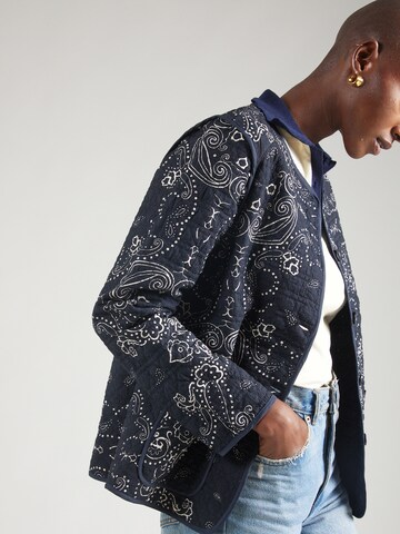 PIECES Between-Season Jacket in Blue