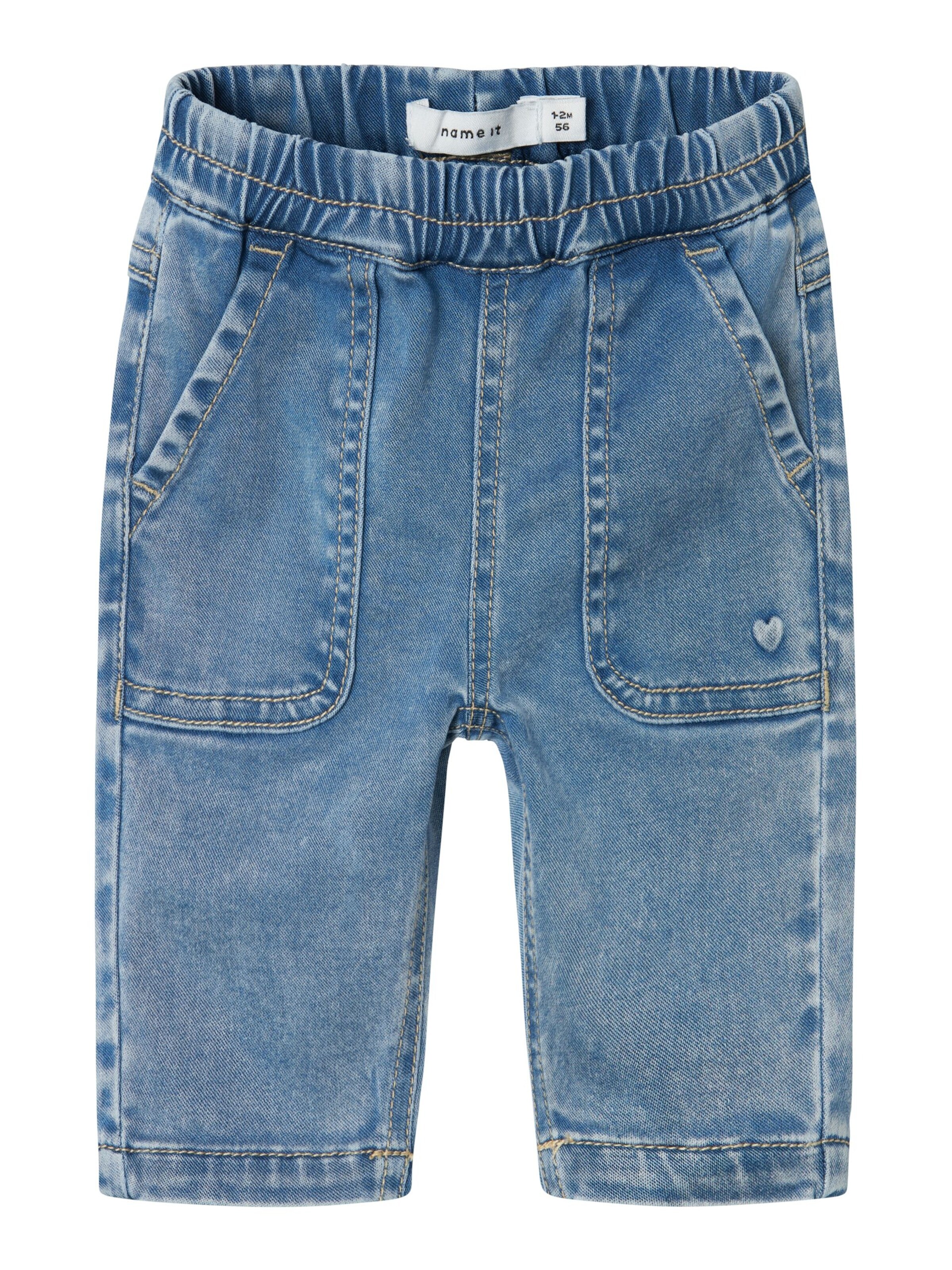NAME IT Regular Jeans 'Name it Baby Mädchen Jeanshose NBFROSE REG JEANS 4556-TO' in Blue: front