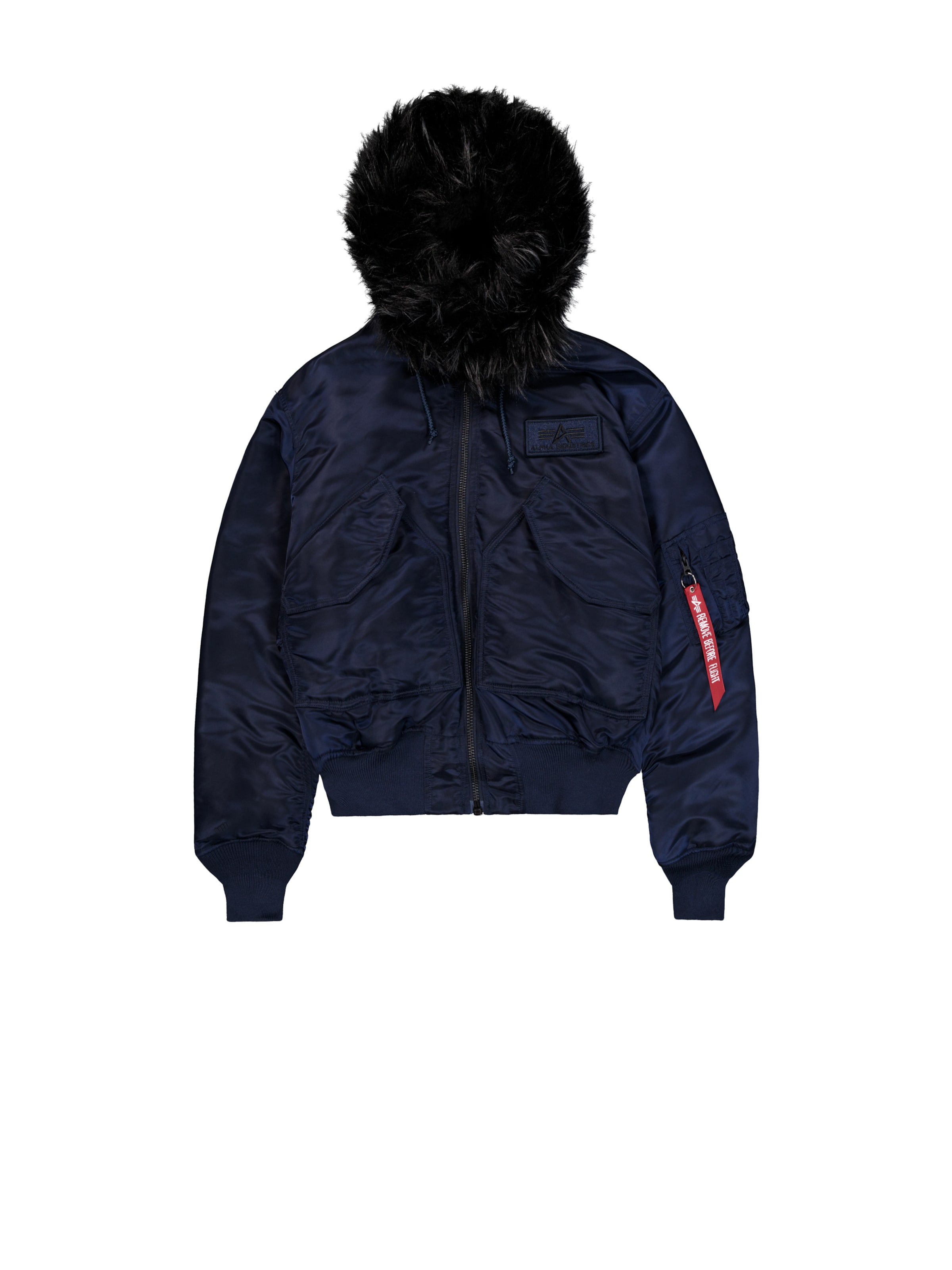 ALPHA INDUSTRIES - Chaqueta de invierno '45/P Hooded Custom' en azul: frente