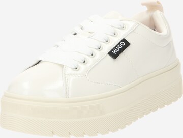 HUGO Sneakers laag 'Lyssa' in Wit: voorkant