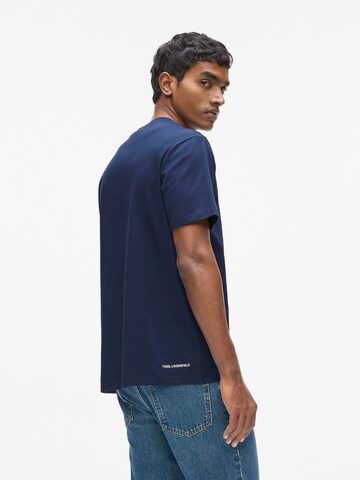 Karl Lagerfeld Koszulka 'Ikon' w kolorze niebieski