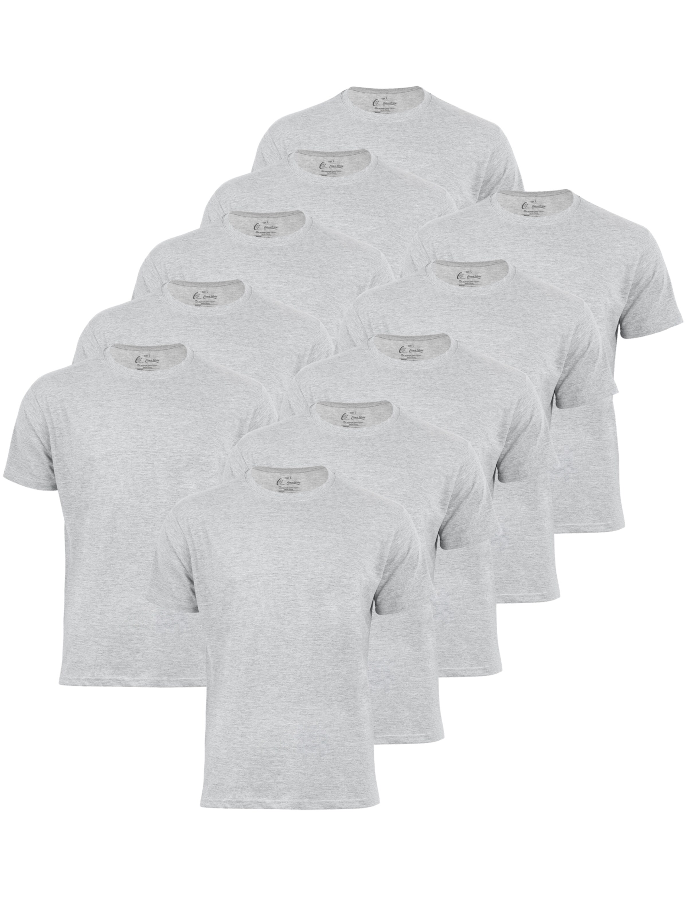 Maglietta di Cotton Prime in grigio: frontale