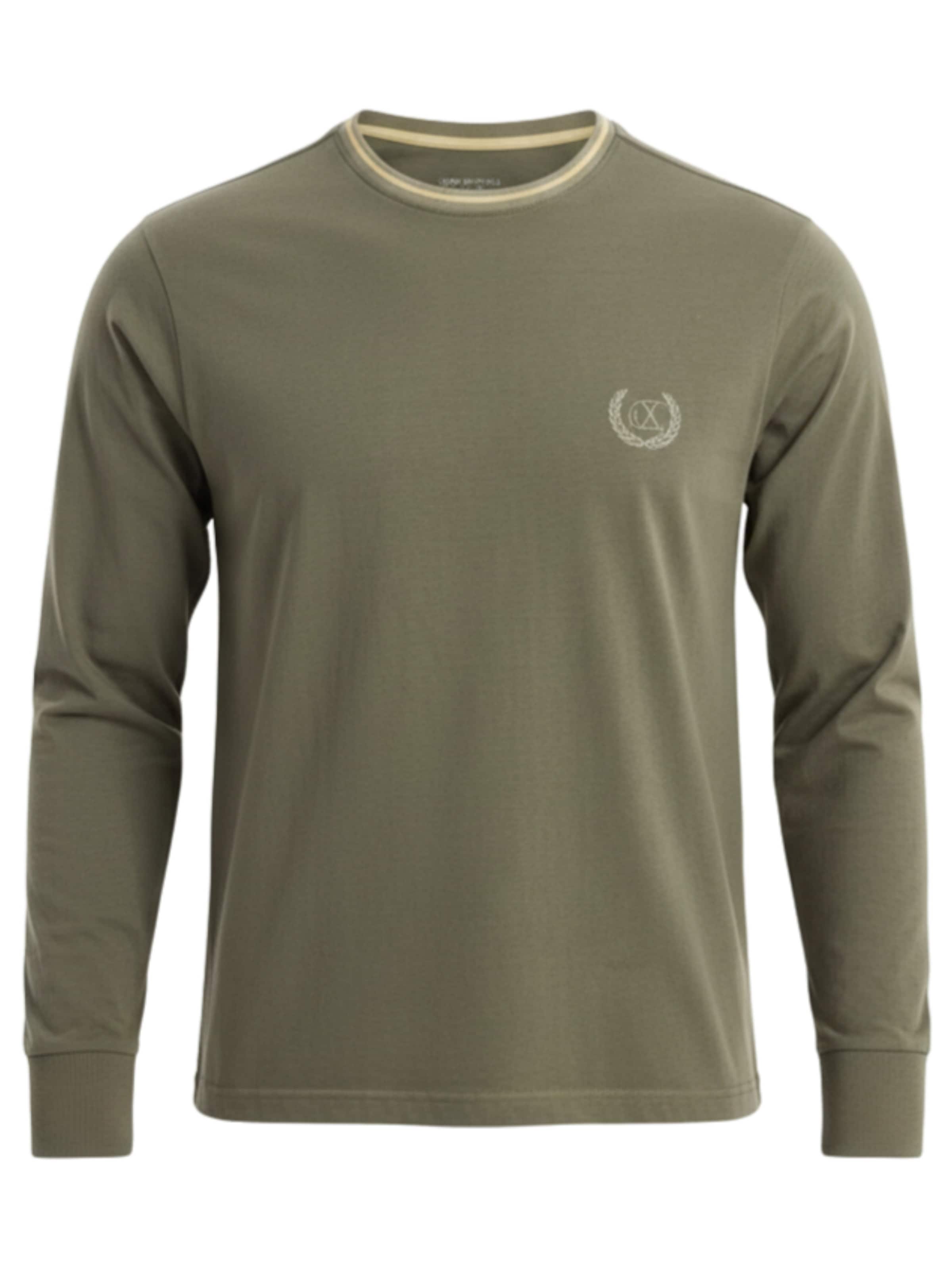 Ombre Shirt in Groen: voorkant