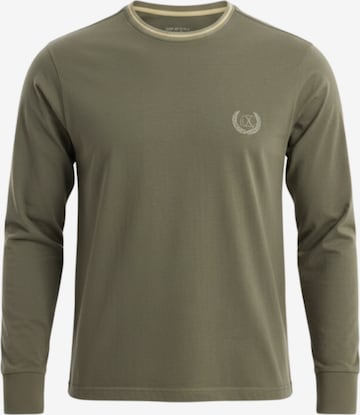 Ombre Shirt in Groen: voorkant