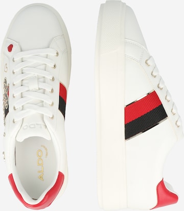 Sneaker low 'LOVE ALWAYS' de la ALDO pe alb