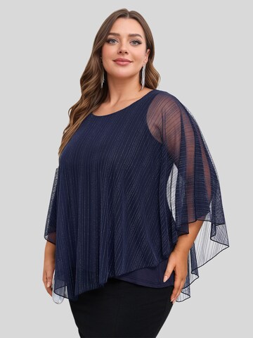 LapaPlus Blouse in Blauw