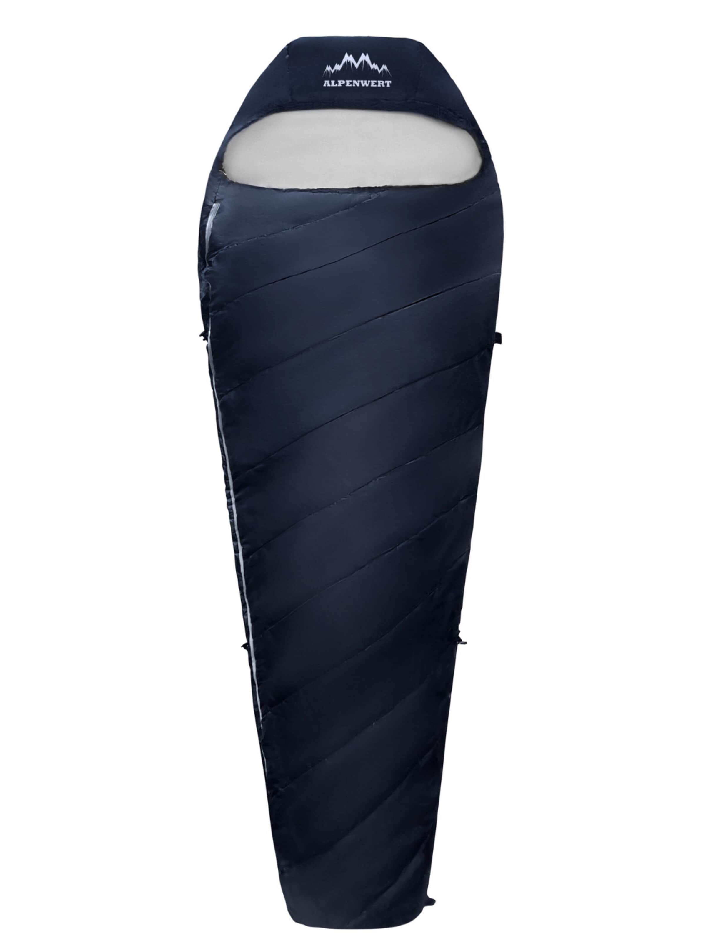Alpenwert Schlafsack 'Schlafsack Sommer'‌‌‌‌‌‌‌‌‌ in Blau: Vorderseite