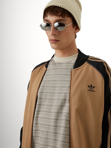 ADIDAS ORIGINALS Mikina 'Adicolor Classics Sst' – hnědá