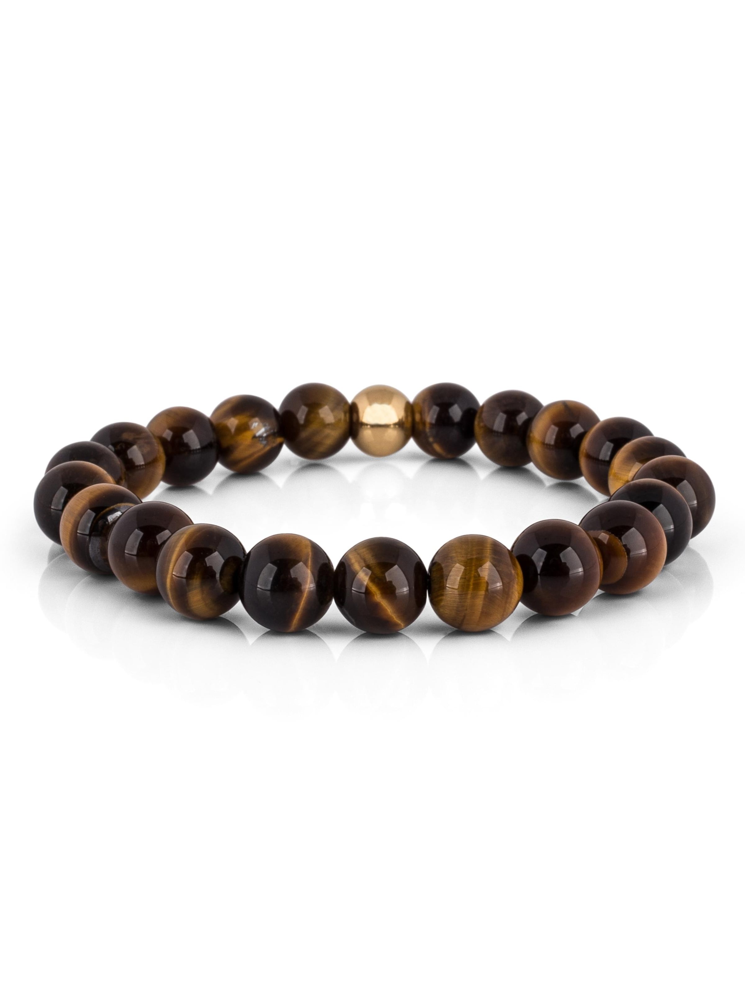 Akitsune Bracelet 'Globae' in Brown: front